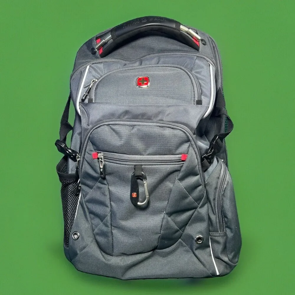 Swiss Gear Back Pack Swiss Army Scan-Smart with AirFlow Tech Back Pack Gray